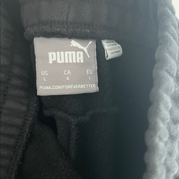Puma womens Black Sweatpants - Picture 7 of 7